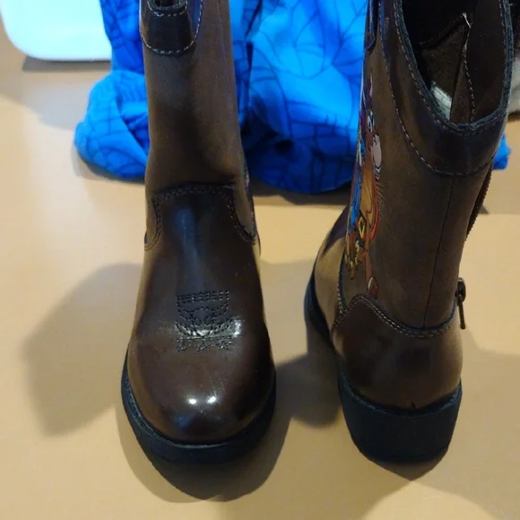 Disney Brown Kids Boots with Toy Story Design - Picture 2 of 7